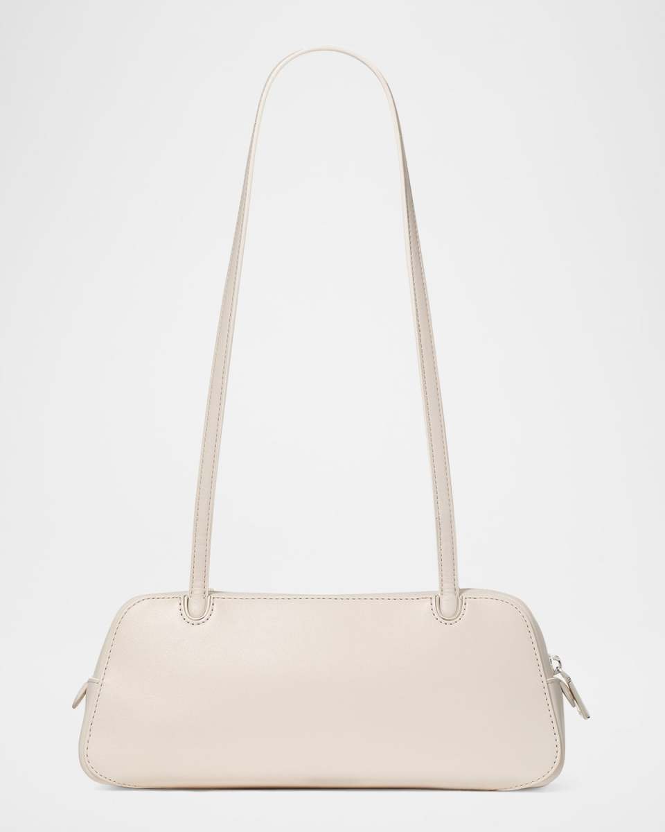 grace east-west grain leather shoulder bag